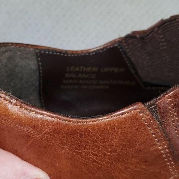 Durango Sz. 8.5 Brown Leather 2" Heeled Pullon Square Toe Booties - Picture 9 of 9